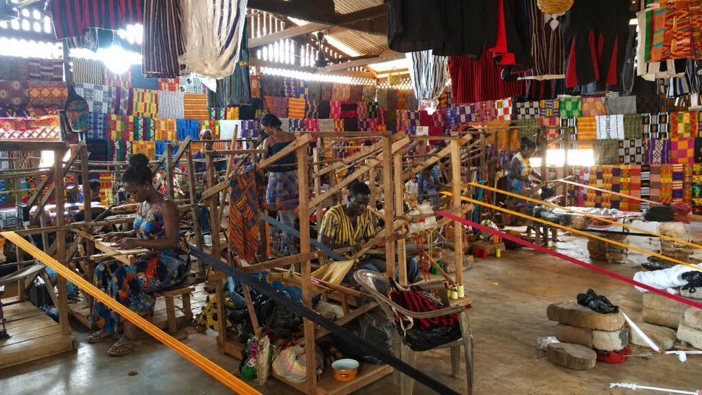 Bonwire Kente Weaving Village
