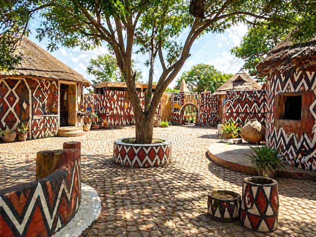Sirigu Pottery, Art and Architecture